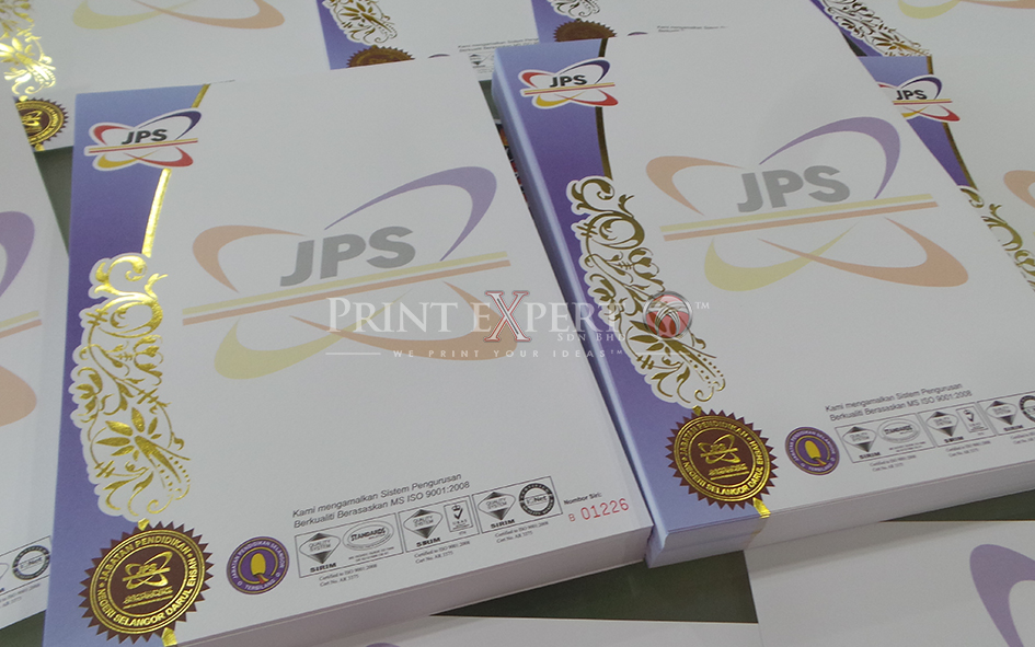 Certificate Printing Samples: Photo 7